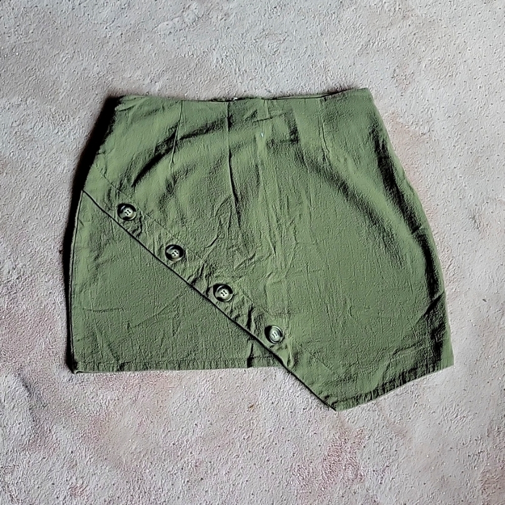 Olive green skirt